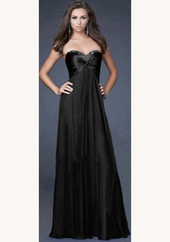 Čierne dlhé korzetové šaty 185Ee