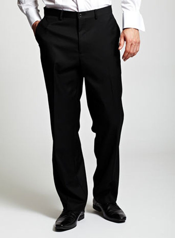 Čierny pánsky oblek regular fit 012