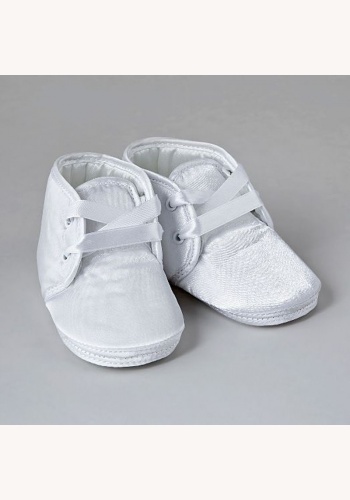 Biele saténové topánočky 003