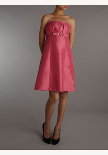 Ružové mini korzetové šaty 055JS