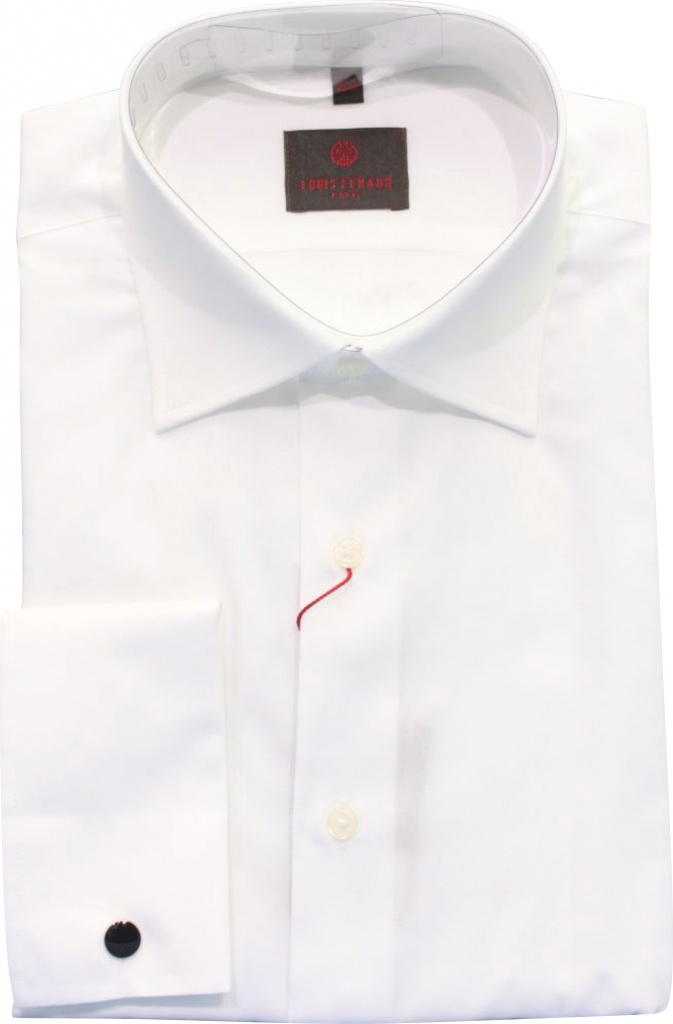 Louis Féraud biela košeľa formal s manžetovými gombíkami 058LF