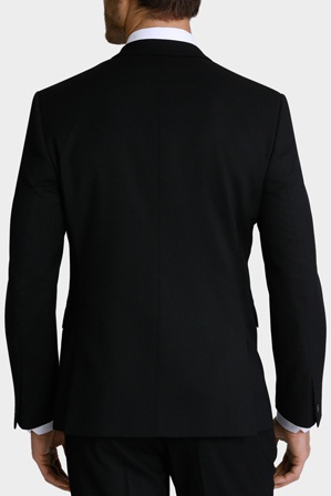 Pierre Cardin čierny pánsky oblek slim fit 023PC