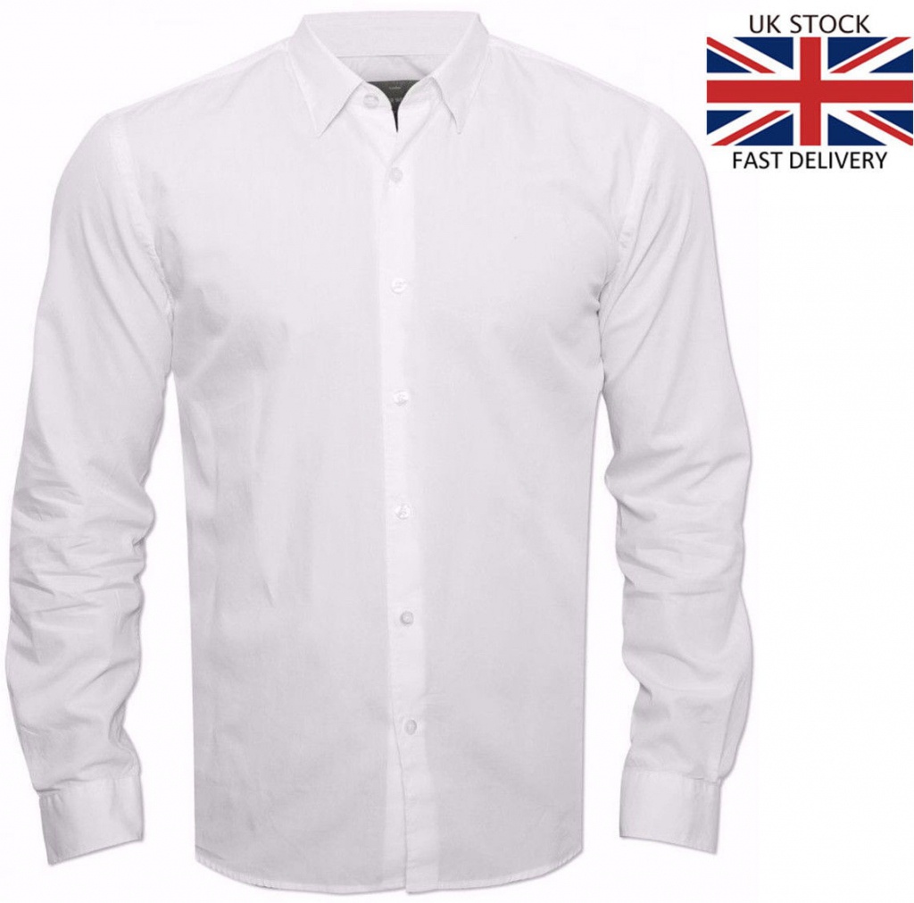 Biela košeľa formal na gombíky 061WW