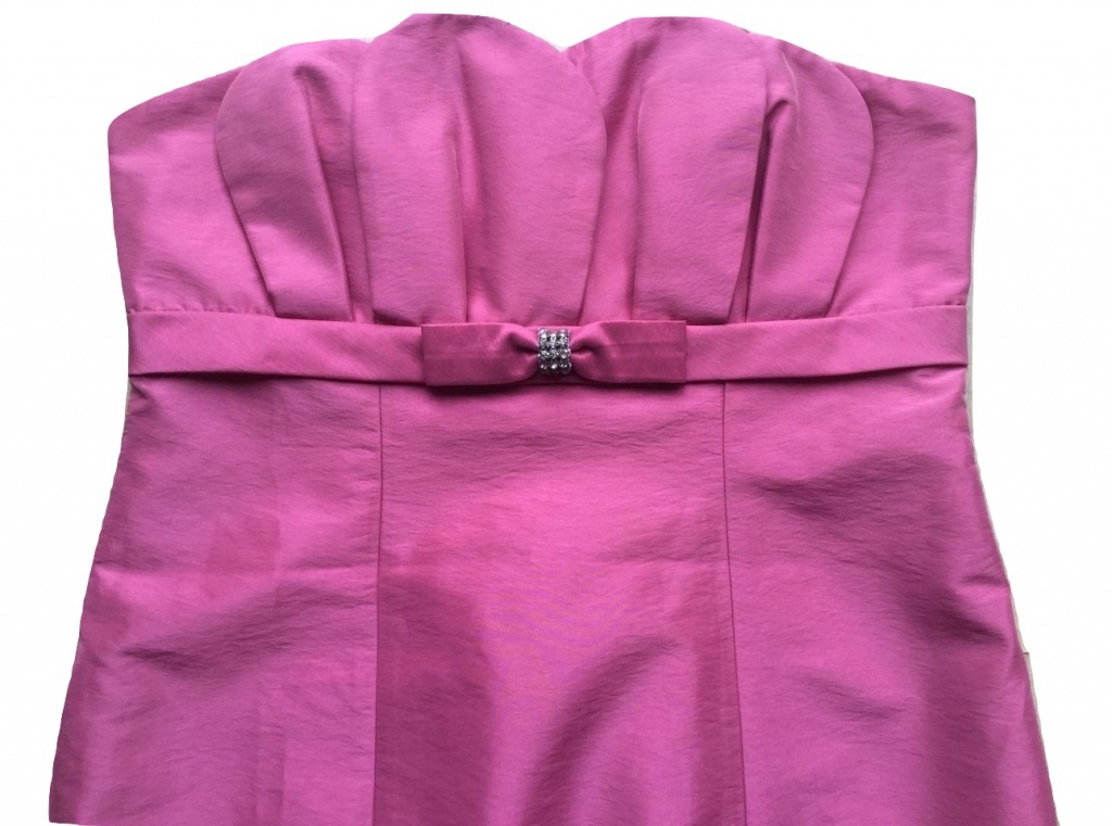 Ružové mini korzetové šaty 055JS