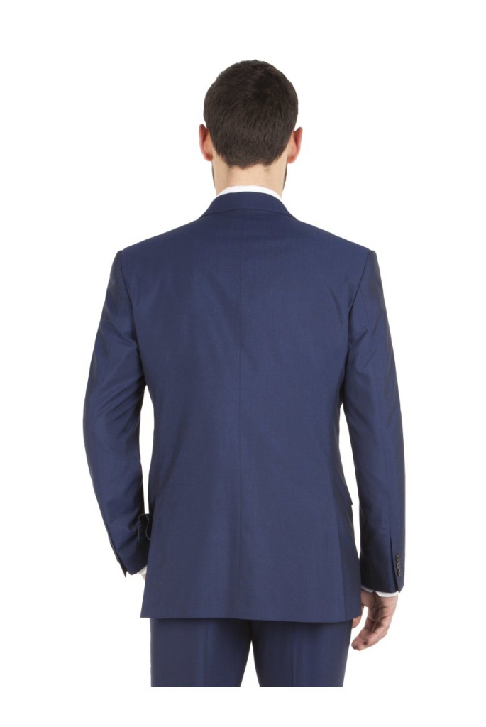 Modrý pánsky oblek regular fit 059SDOO