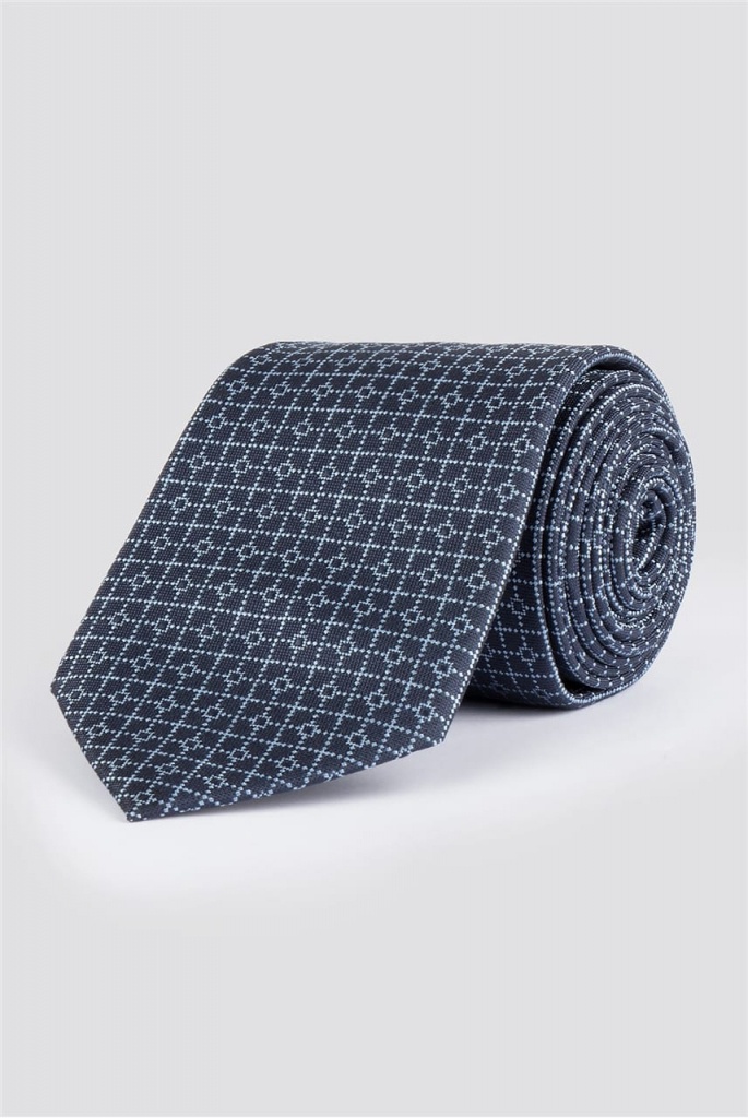Modrý kravatový darčekový set 005SDST