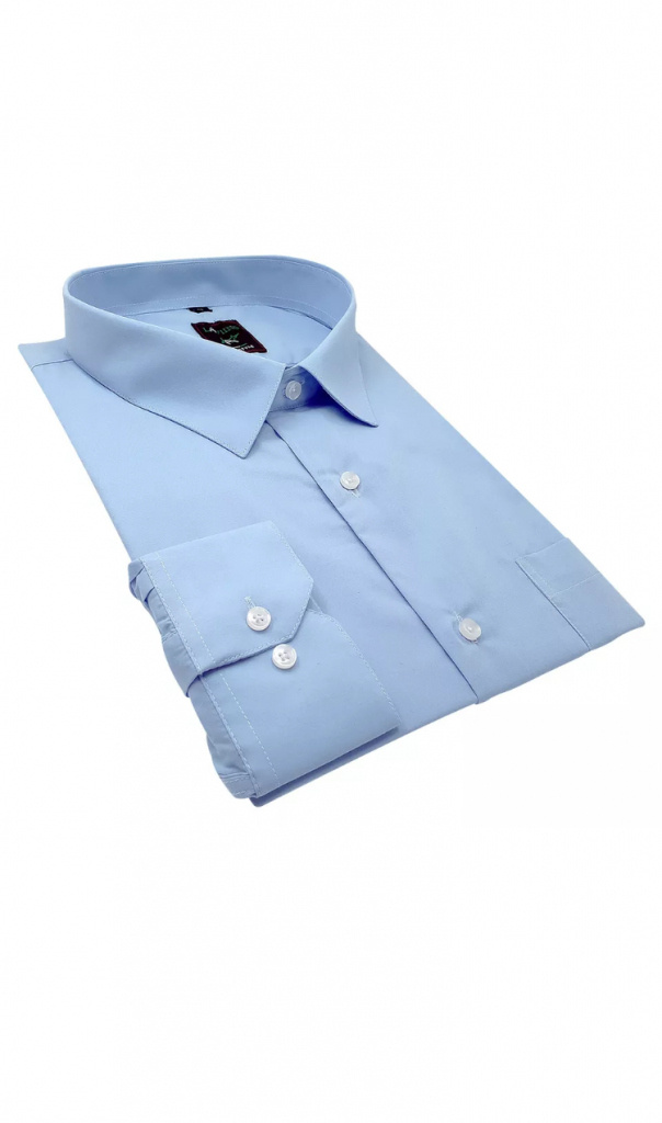 Plus modrá pánska košeľa formal s dlhým rukávom regular 062Eb