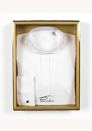 Biela pánska košeľa na manžety 016
