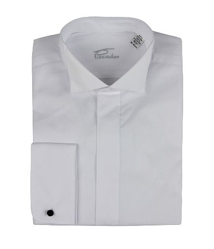 Biela pánska košeľa na manžety 018