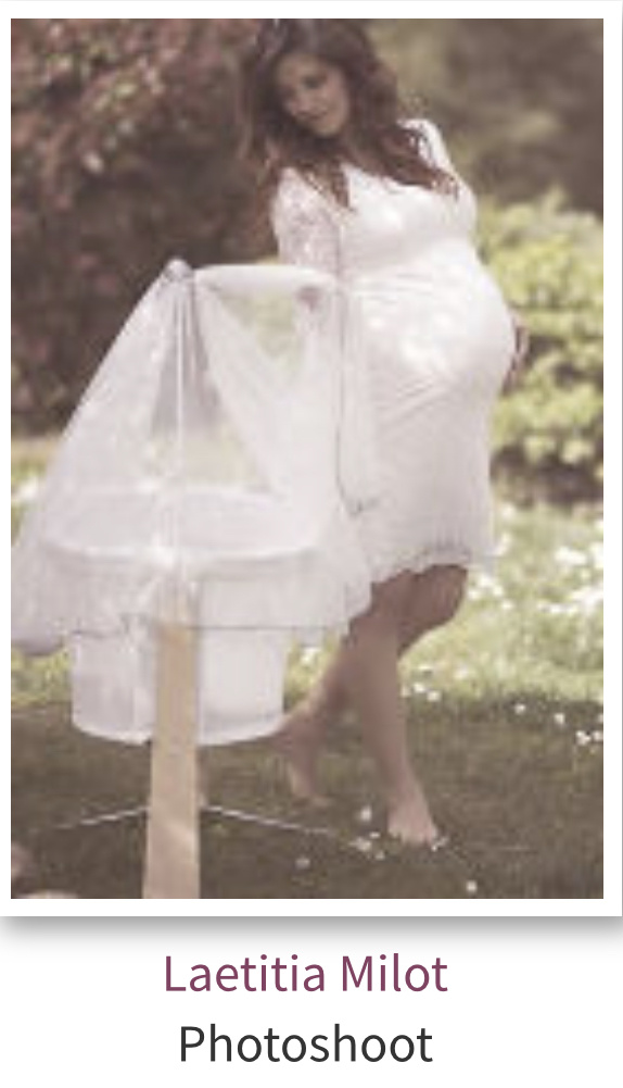 Tiffany Rose smotanové mini/midi tehotenské šaty s 3/4 rukávom 294TRb