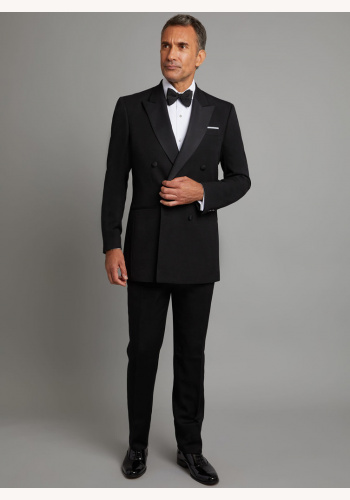 Čierny pánsky svadobný oblek tuxedo 0112CHG