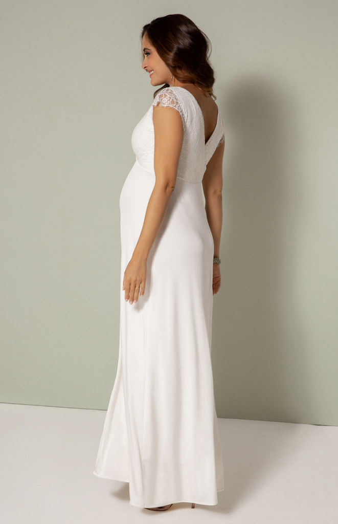 Tiffany Rose bielo-smotanové dlhé svadobné šaty 259TR