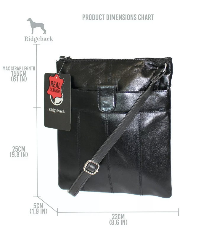 Čierna dámska kožená kabelka Crossbody taška Messenger s nastaviteľným popruhom a vreckom na gombík 011E