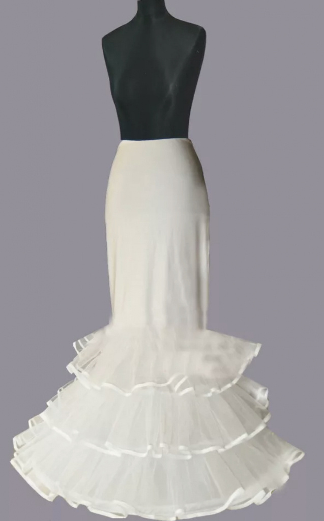 Svadobná spodnička krinolína kruh pod šaty 006E