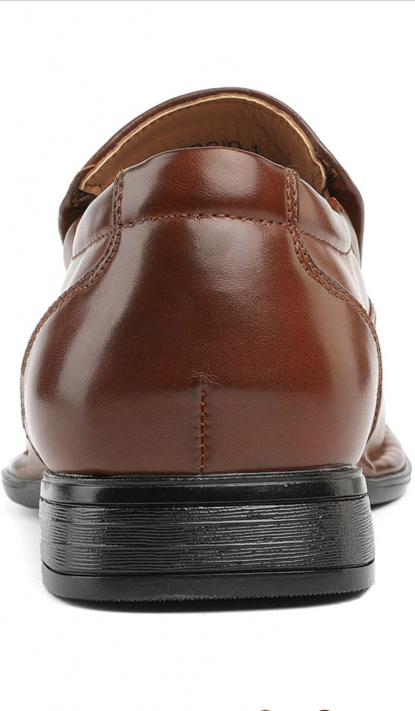 Hnedé pánske topánky mokasíny s koženou podšívkou 023AZb
