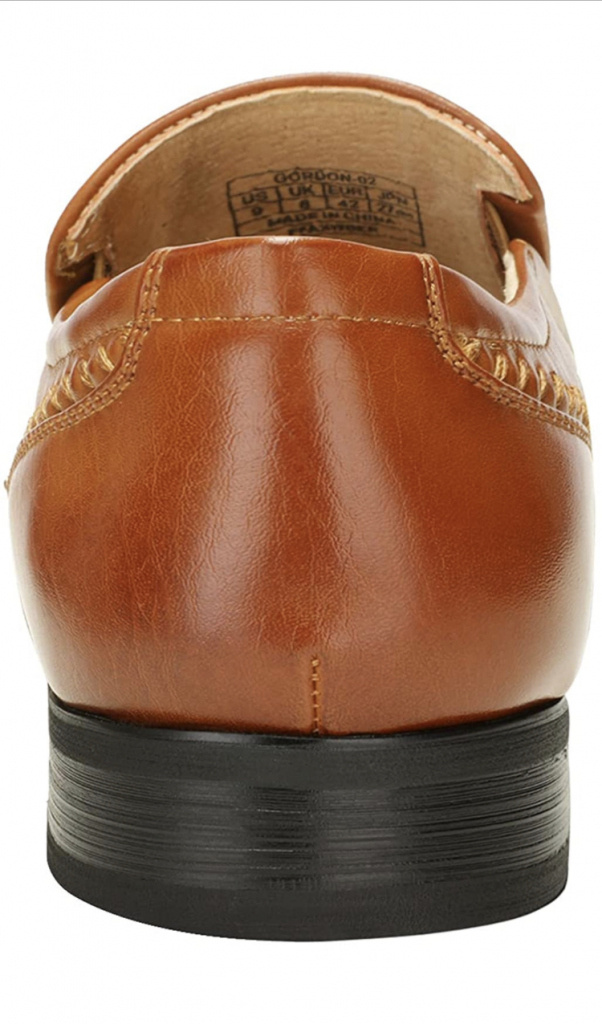 Hnedé pánske nazúvacie topánky mokasíny s koženou podšívkou 029BMb