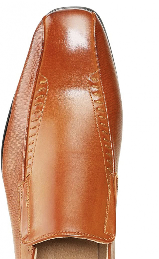 Hnedé pánske nazúvacie topánky mokasíny s koženou podšívkou 029BMb