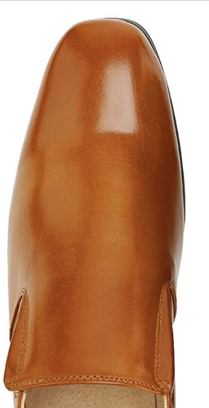 Hnedé pánske hladké nazúvacie topánky mokasíny s koženou podšívkou 030BMb