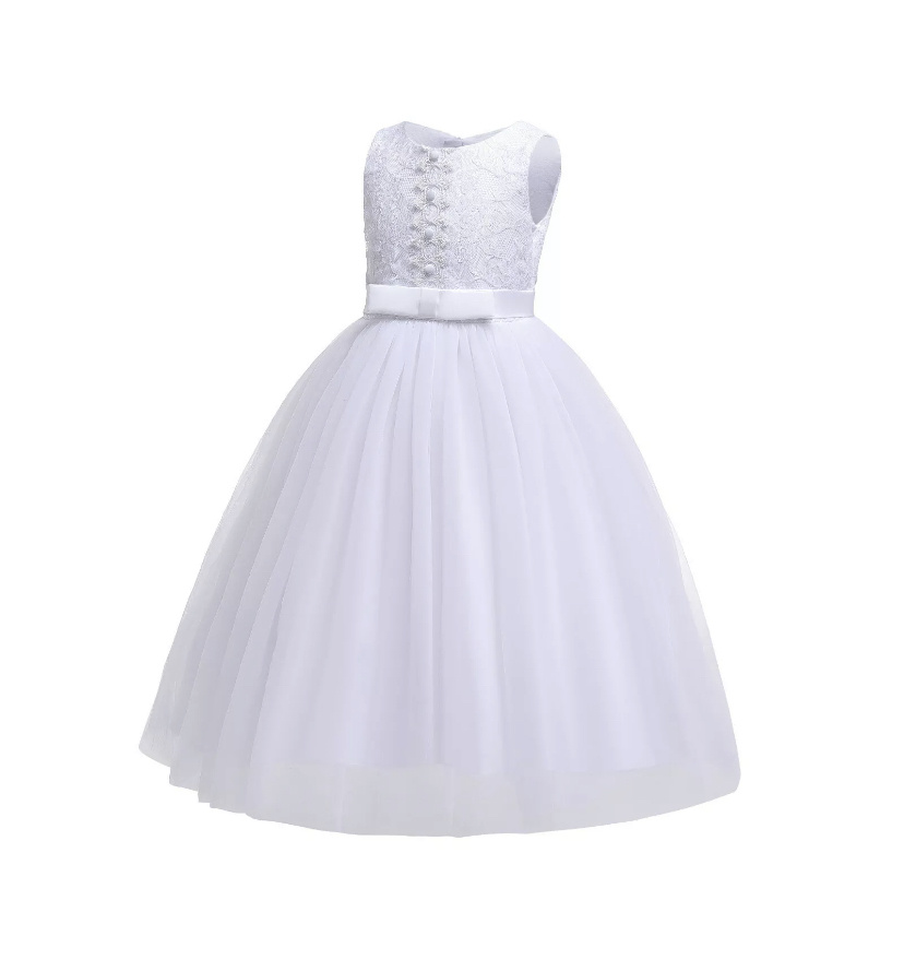 Biele šaty na 1. sväté prijímanie/pre družičky 036CF