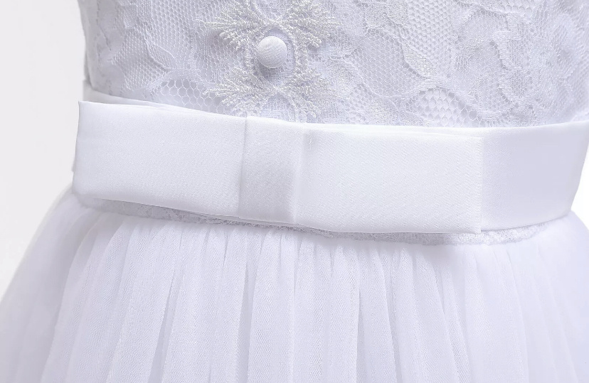 Biele šaty na 1. sväté prijímanie/pre družičky 036CF